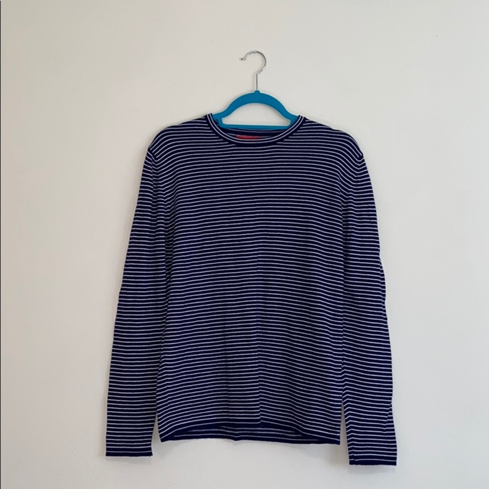 Zara Man long sleeved, striped pullover sweater